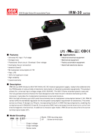 Thumbnail of document Data Sheet - PS-24 Plug-In Adaptor